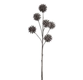FROSTED BALL SPRAY 55CM BROWN