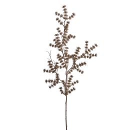 GLITTER JAPANESE PINE SPRAY 68CM CHAMPAGNE