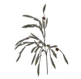 MEDIUM PINE SPRAY W/ICE 70CM GREEN
