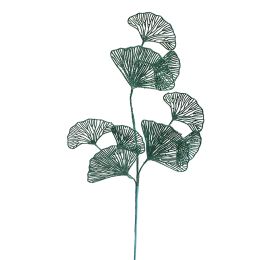 GLITTER GINKO LEAVES 70CM SPRAY