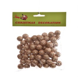 GLITTER BALLS IN BAG CHAMPAGNE