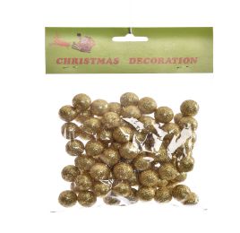 GLITTER BALLS IN BAG GOLD