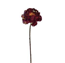 PEONY SHINY 62CM RED