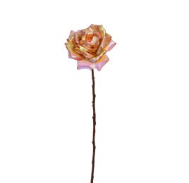 ROSE SHINY 62CM YELLOW