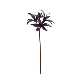 AMARYLLIS SHINY 80CM BURGUNDY