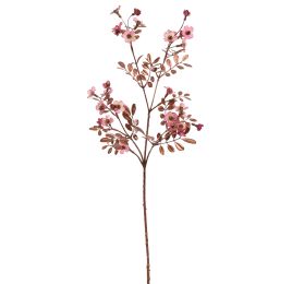 WILD FLOWER SPRAY 70CM ROSE BEAUTY