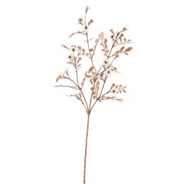 WILD FLOWER SPRAY 70CM ROSE CREAM