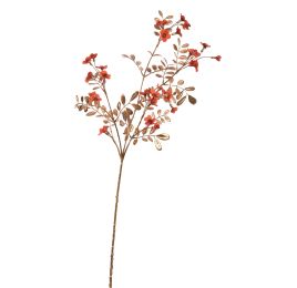 WILD FLOWER SPRAY 70CM GOLD ORANGE