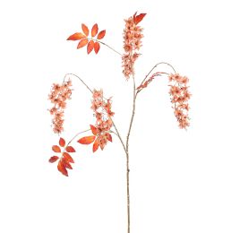 LARGE WISTERIA 135CM GOLD PEACH