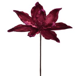 MAGNOLIA GLITTER H50 D27CM CERISE
