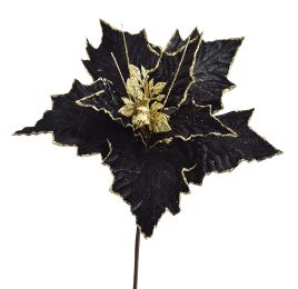 POINSETTIA PICK H29 D26CM BLACK