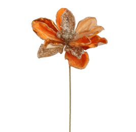 LUXUS MAGNOLIA D21CM H50CM ORANGE