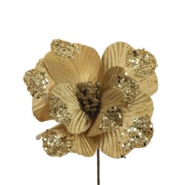 ROUND FLOWER D17CM H45CM GOLD