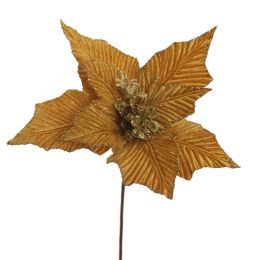 POINSETTIA D23CM H45CM OCRE