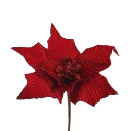 POINSETTIA D23CM H45CM RED