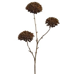 LARGE DAHLIA X3 75CM GREEN