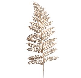 FERN LEAF 42CM (6PCS IN POLYBAG) GOLD