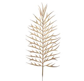 FERN LEAF 39CM (6PCS IN BAG) GOLD