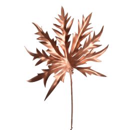 ACER LEAF 34CM 6PCS IN POLYBAG COPPER