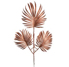 LEAF X3 37CM 6PCS IN POLYBAG COPPER