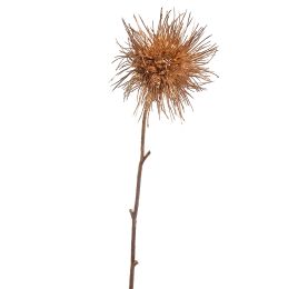 PLASTIC THISTLE 70CM GOLD