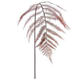FERN LEAF SPRAY 133CM RED GOLD