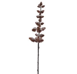 PINE SPRAY W/ICE 62CM BROWN