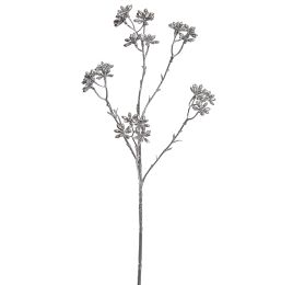 STAR ANISE 62CM SILVER