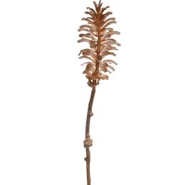 LARGE PINE CONE ON STEM 67CM GOLD