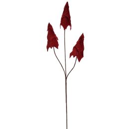 VELVET CONE SPRAY 60CM RED