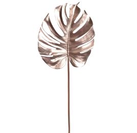 LARGE SPLIT PHILO LEAF PU 77CM ROSE