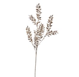 LEAF BRANCH 75CM CHAMPAGNE