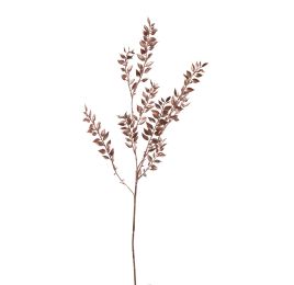 LEAF BRANCH 75CM ROSE