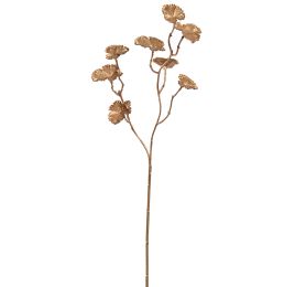 GERANIUM LEAF BRANCH 66CM GOLD