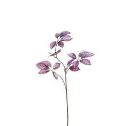 LEAF SPRAY SHINY 75CM LILAC