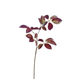 LEAF SPRAY SHINY 75CM RED
