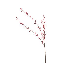 PUSSY WILLOW GLITTER 122CM RED