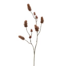 PINECONE BRANCH 60CM BROWN