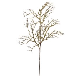 CORAL GLITTER BRANCH 64CM GOLD
