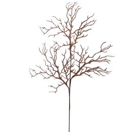 CORAL GLITTER BRANCH 64CM PINK