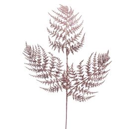GLITTER FERN X3 88CM PINK