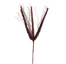 FOXTAIL BRANCH 67CM BURGUNDY