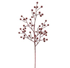 BERRY BRANCH 70CM BURGUNDY