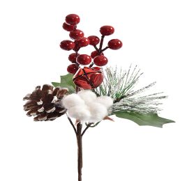 PINE BERRY COTTON PICK 23CM RED