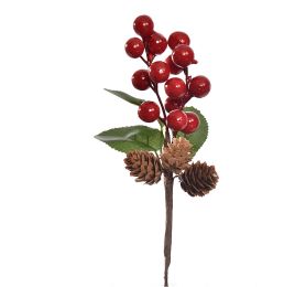 BERRY PICK W/CONE 20CM RED