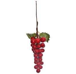 GRAPE SHAPE BERRY 28CM RED