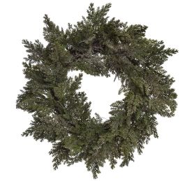 CYPRESS WREATH 40CM GREEN