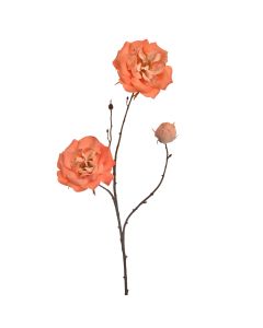 ROSE SPRAY 69CM ORANGE