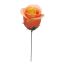 ROSE BUD ON FUNERAL STEM ORANGE