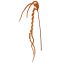 HANGING AMARANTHUS SPRAY 70CM ORANGE